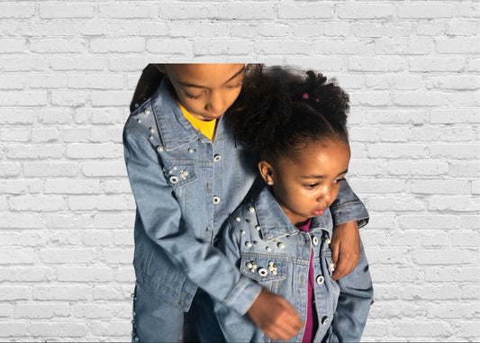 Pearls and All Denim Set